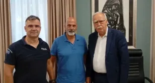 Συνάντηση του Δημάρχου Καλαβρύτων με τον αναπληρωτή περιφερειάρχη Χαράλαμπο Μπονάνο στα Καλάβρυτα