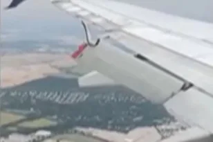 Απίστευτο περιστατικό σε πτήση της Delta: Ξεκόλλησε τμήμα του φτερού ΒΙΝΤΕΟ