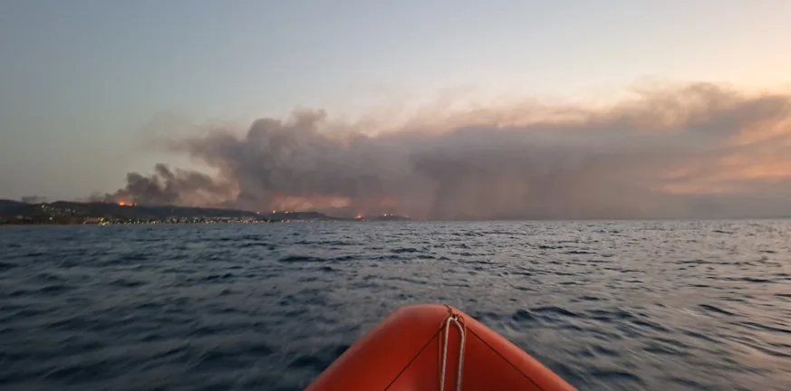 Στη μάχη για την φωτιά ήταν και ο ΙΟ Πατρών