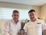Δυτική Αχαΐα: Εθιμοτυπική επίσκεψη του διοικητή Ναυτικού Σταυμού Ιονίου Μιχαήλ Κούλη στον δήμαρχο Γρ. Αλεξόπουλο