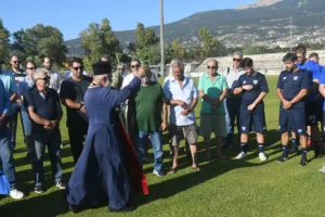 Ο καθιερωμένος αγιασμός για τη Θύελλα Πατρών ΦΩΤΟΓΡΑΦΙΕΣ