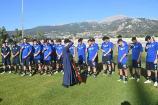 Ο καθιερωμένος αγιασμός για τη Θύελλα Πατρών ΦΩΤΟΓΡΑΦΙΕΣ