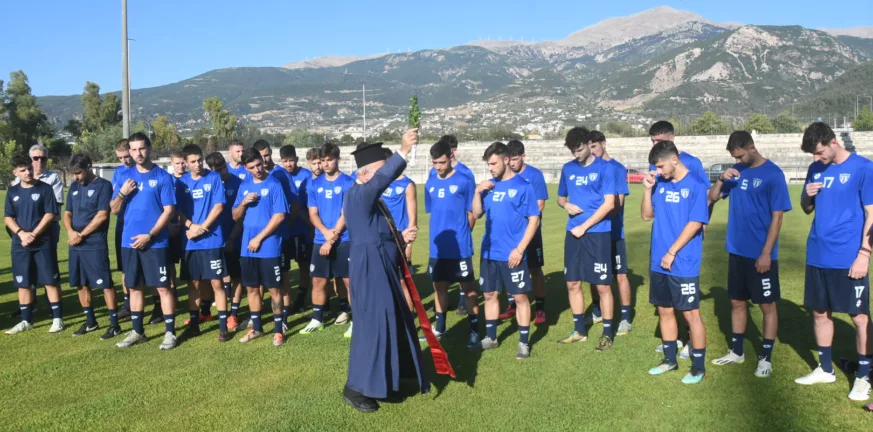 Ο καθιερωμένος αγιασμός για τη Θύελλα Πατρών ΦΩΤΟΓΡΑΦΙΕΣ
