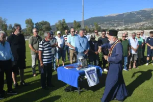 Ο καθιερωμένος αγιασμός για τη Θύελλα Πατρών ΦΩΤΟΓΡΑΦΙΕΣ