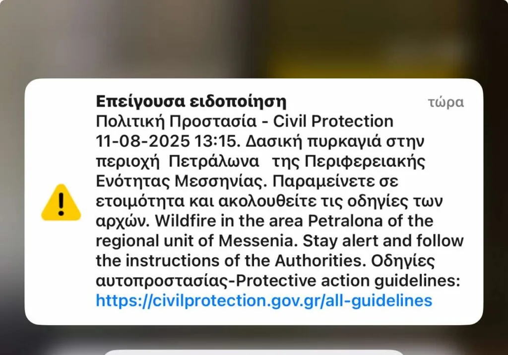 Μεσσήνη: Μαίνεται η φωτιά στα Πετράλωνα – Εκκένωση του χωριού και μεγάλη κινητοποίηση