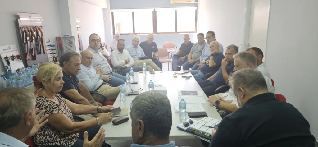 Σύσκεψη στη ΒΙΠΕ υπό τον Φαρμάκη - Οι ζημιές, τα μέτρα και η επόμενη μέρα ΦΩΤΟ