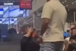 Ξυλοδαρμός γυναίκας για μια καρέκλα σε αεροδρόμιο της Κολομβίας – Συνελήφθη ο δράστης BINTEO