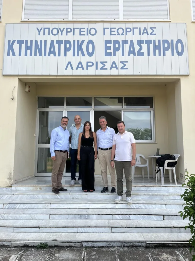 Σπ. Σκιαδαρέσης: Επίσκεψη στο εργαστήριο πρόληψης της ευλογιάς αιγοπροβάτων στη Λάρισα – Κάλεσμα για ανάλογη δράση και στην Περιφέρεια Δ. Ελλάδας