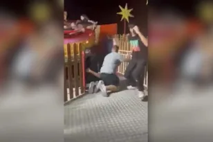 Τρόμος σε λούνα παρκ στην Κρεμαστή: Έσπασε κάθισμα στο «ταψί», εκσφενδονίστηκαν τέσσερις νεαροί ΒΙΝΤΕΟ