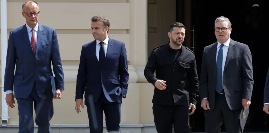 Η παρουσίαση της αντιπρότασης των Ευρωπαίων στο σχέδιο Πούτιν Η παρουσίαση της αντιπρότασης των Ευρωπαίων στο σχέδιο Πούτιν