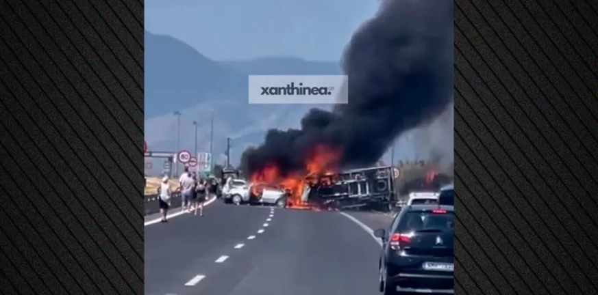 Δυστύχημα στην Εγνατία: Τι έδειξε η ιατροδικαστική για τους τρεις που απανθρακώθηκαν