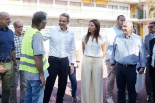 Μητσοτάκης στο 3ο Γυμνάσιο Ζωγράφου: «431 σχολεία ανακαινίζονται με το πρόγραμμα Μαριέττα Γιαννάκου»