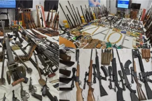 Κιάτο: Παράνομο οπλοστάσιο-σοκ σε σπίτι απόστρατου της Πολεμικής Αεροπορίας ΦΩΤΟ