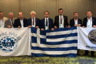 Ολυμπία και Ήλιδα ανέλαβαν επίσημα στο Ταλίν τους Παγκόσμιους Παιδικούς Αγώνες του 2027