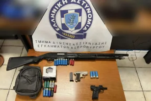 Ασπρόπυργος: Οπλισμένοι και επικίνδυνοι με «βαρύ» παρελθόν για δύο από τους συλληφθέντες, ΦΩΤΟ, ΒΙΝΤΕΟ