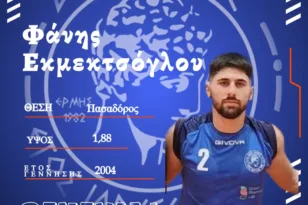 Ο Ερμής κράτησε και τον Φ. Εκμεκτσόγλου