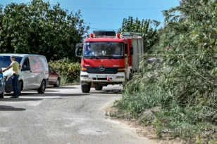 Κεραυνός προκάλεσε φωτιά στο Κερασοχώρι του δήμου Φιλιατών Θεσπρωτίας