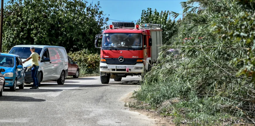 Κεραυνός προκάλεσε φωτιά στο Κερασοχώρι του δήμου Φιλιατών Θεσπρωτίας