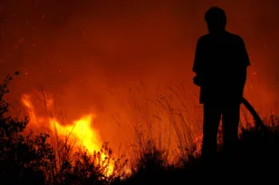Συναγερμός στην Κρήτη: Μεγάλη πυρκαγιά σε αγροτοδασική έκταση στον Άγιο Θωμά Ηρακλείου