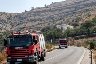 Χίος: Μηνύματα του 112 για εκκένωση οικισμών
