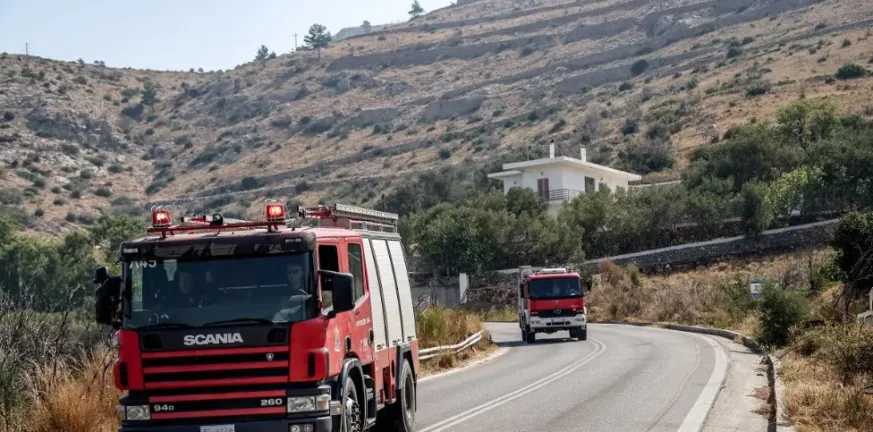 Χίος: Μηνύματα του 112 για εκκένωση οικισμών