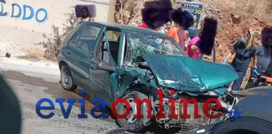 Εύβοια: Ενας τραυματίας σε τροχαίο στο νέο περιφερειακό δρόμο του Δήμου Καρύστου