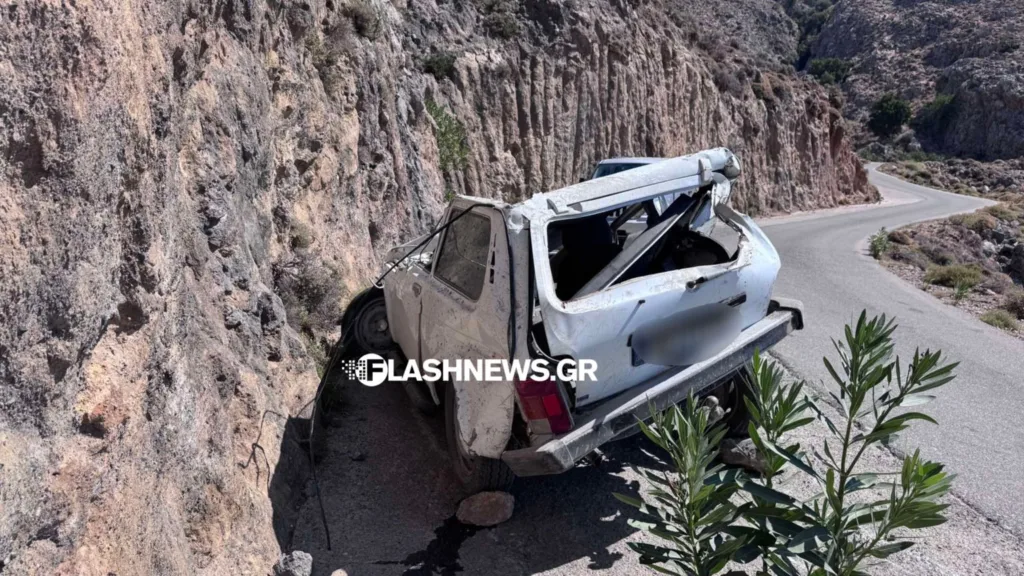 Σε κρίσιμη κατάσταση 82χρονος μετά από πτώση σε γκρεμό στα Χανιά ΦΩΤΟ