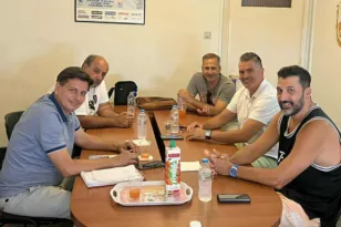 Συναντήσεις Πέτρου Ψωμά με τις Ενώσεις μπάσκετ και βόλεϊ
