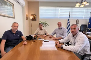 Δυτική Αχαΐα: Συνάντηση Αλεξόπουλου με αντιπροσωπεία του Οικονομικού Επιμελητηρίου