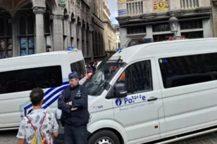 Επεισόδια με οπαδούς της ΑΕΚ και την Αστυνομία στις Βρυξέλλες ΒΙΝΤΕΟ