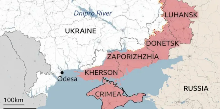 BBC: Αυτά είναι τα εδάφη που θέλει ο Πούτιν από την Ουκρανία - Θα κάνει παραχωρήσεις ο ίδιος; BBC: Αυτά είναι τα εδάφη που θέλει ο Πούτιν από την Ουκρανία - Θα κάνει παραχωρήσεις ο ίδιος;