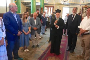 Στην Ίμβρο ο Κώστας Καραμανλής – Συναντήθηκε με τον Οικουμενικό Πατριάρχη Βαρθολομαίο