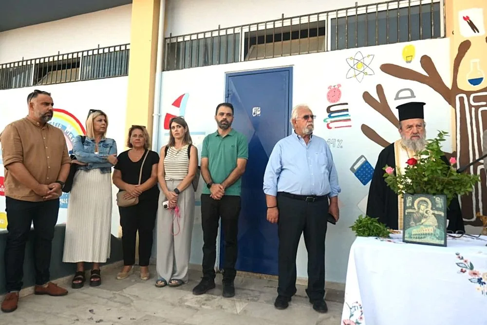 Παρουσία του Δημάρχου Ήλιδας και σύσσωμης της δημοτικής αρχής, χτύπησε το πρώτο κουδούνι στα σχολεία του Δήμου Ήλιδας