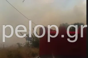 Βελτίωση της κατάστασης στην πυρκαγιά στην Αιγιάλεια, ποιοι οικισμοί απειλούνται ΦΩΤΟ, ΒΙΝΤΕΟ