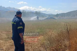 Φωτιά στο Σκεπαστό Καλαβρύτων: Υπό έλεγχο χάρη στην άμεση επέμβαση της Πυροσβεστικής