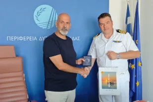 Πάτρα: Συνάντηση Μπονάνου με το νέο Διοικητή του Ν.Σ. Ιονίου