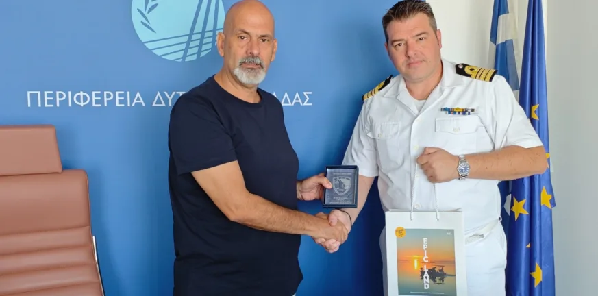 Πάτρα: Συνάντηση Μπονάνου με το νέο Διοικητή του Ν.Σ. Ιονίου