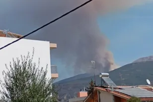 Πάτρα – Φωτιά στο Παναχαϊκό: Στο σημείο οι πυροσβεστικές δυνάμεις