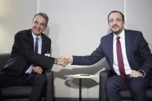 Συνάντηση Μητσοτάκη – Χριστοδουλίδη στη Νέα Υόρκη: Aπολύτως προσηλωμένοι στην υλοποίηση της ηλεκτρικής διασύνδεσης