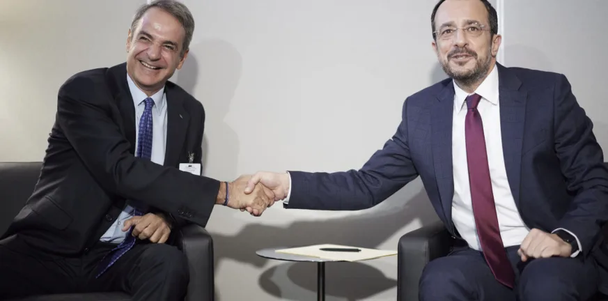 Συνάντηση Μητσοτάκη - Χριστοδουλίδη στη Νέα Υόρκη: Aπολύτως προσηλωμένοι στην υλοποίηση της ηλεκτρικής διασύνδεσης