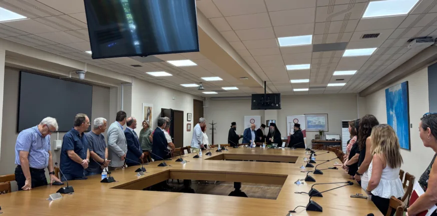 Αγιασμός στο Πανεπιστήμιο Πατρών από τον Μητροπολίτη Χρυσόστομο Αγιασμός στο Πανεπιστήμιο Πατρών από τον Μητροπολίτη Χρυσόστομο