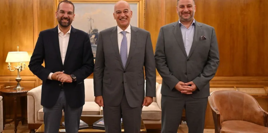 Συνάντηση Νεκτάριου Φαρμάκη με τον Υπουργό Άμυνας Νίκο Δένδια