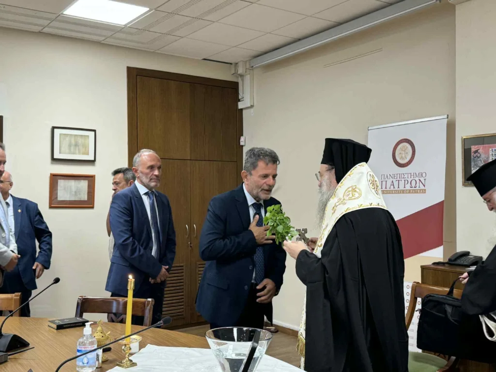 Αγιασμός στο Πανεπιστήμιο Πατρών από τον Μητροπολίτη Χρυσόστομο