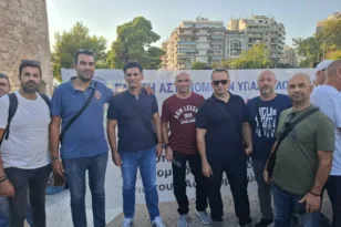 Στη διαμαρτυρία των ενστόλων στη ΔΕΘ η Ένωση Αστυνομικών Υπαλλήλων Αχαΐας