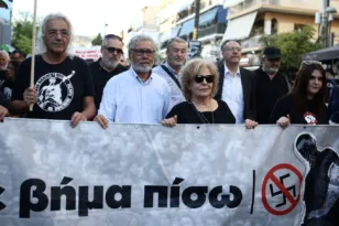 Παύλος Φύσσας: Πλήθος κόσμου στην πορεία για τα 12 χρόνια από τη δολοφονία του, ΦΩΤΟ, ΒΙΝΤΕΟ