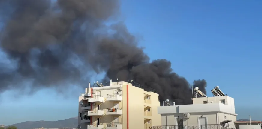 Συναγερμός, φωτιά στου Ρέντη, ΦΩΤΟ, ΒΙΝΤΕΟ