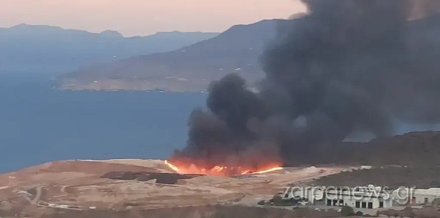 Χανιά: Φωτιά στο εργοστάσιο επεξεργασίας απορριμμάτων της ΔΕΔΙΣΑ στο Ακρωτήρι, ΦΩΤΟ, ΒΙΝΤΕΟ Χανιά: Φωτιά στο εργοστάσιο επεξεργασίας απορριμμάτων της ΔΕΔΙΣΑ στο Ακρωτήρι, ΦΩΤΟ, ΒΙΝΤΕΟ