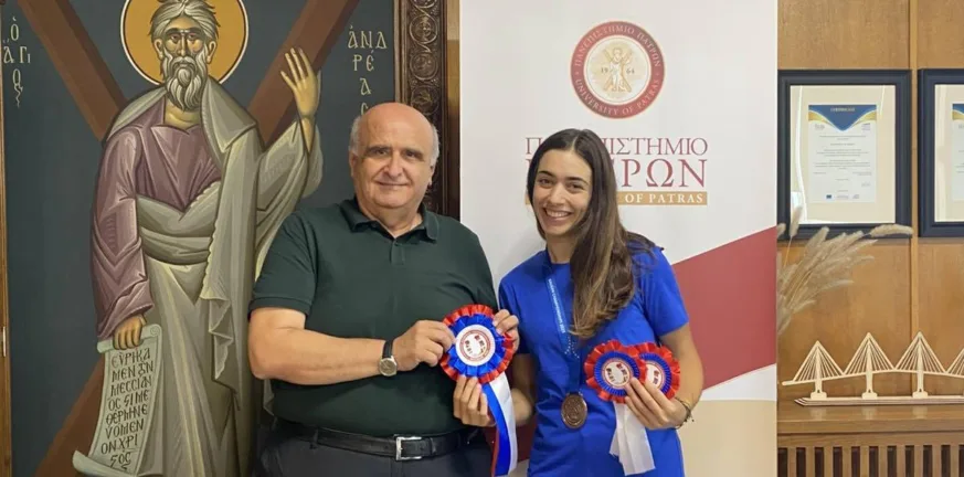 Διάκριση και χάλκινο μετάλλιο για την πατρινή "αμαζόνα", Δανάη Καμπέρου