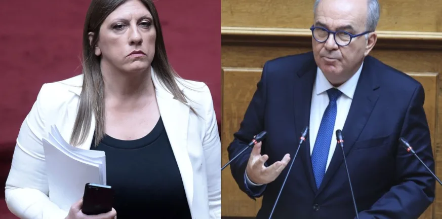 Κόντρα Παπαθανάση - Κωνσταντοπούλου στη Βουλή για τα Τέμπη
