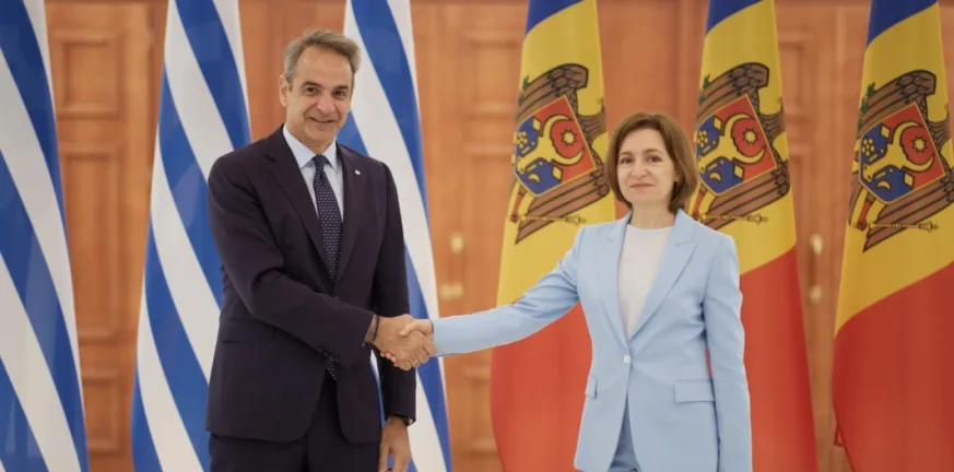 Μητσοτάκης: Η Ελλάδα στηρίζει σθεναρά τη Μολδαβία στην ευρωπαϊκή της πορεία